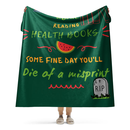 Cautionary Tales Sherpa Blanket